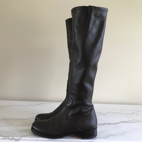 CHRISTIAN LOUBOUTIN BROWN KNEE HIGH BOOT - Picture 5 of 12